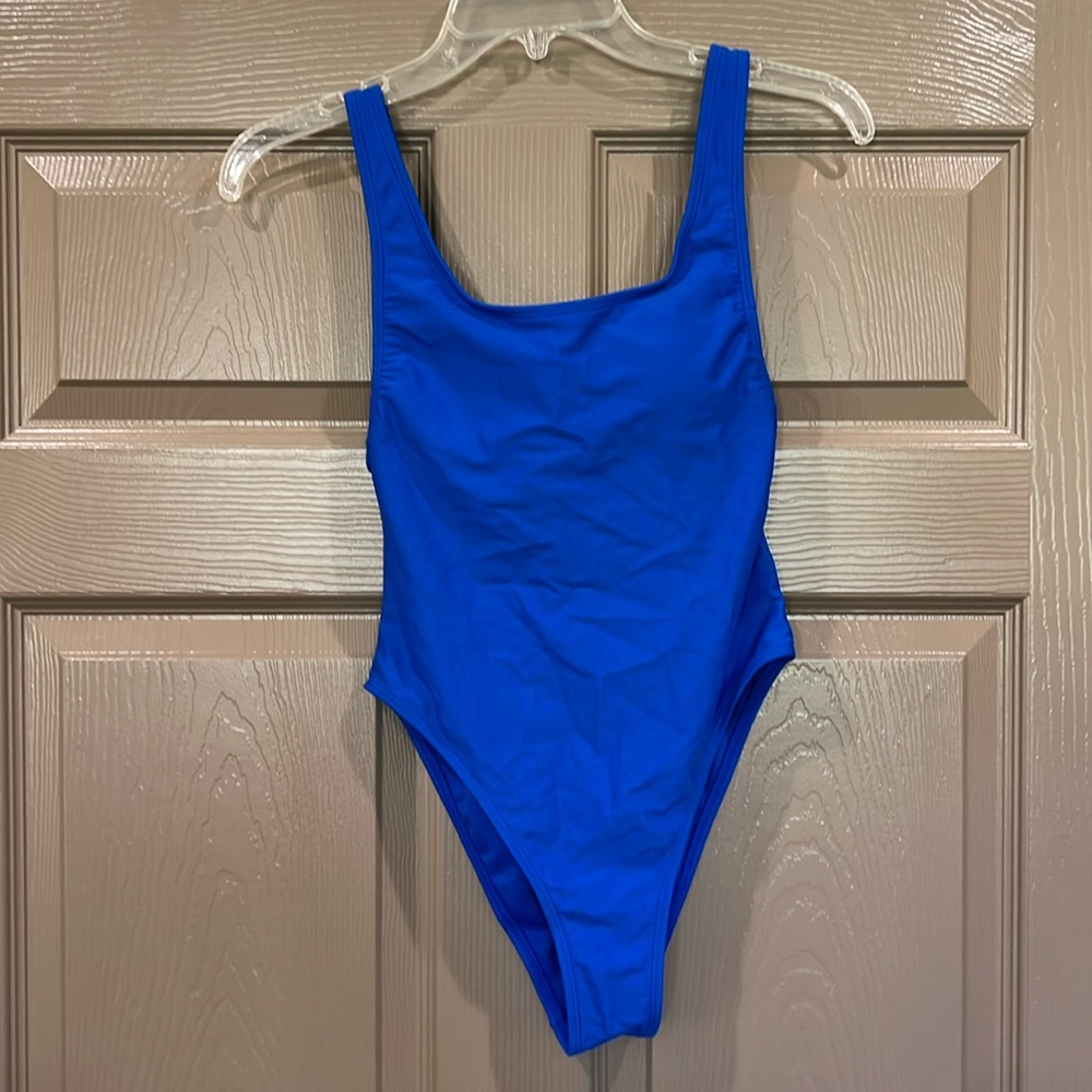 COPY - Bright blue women’s one piece swimsuit